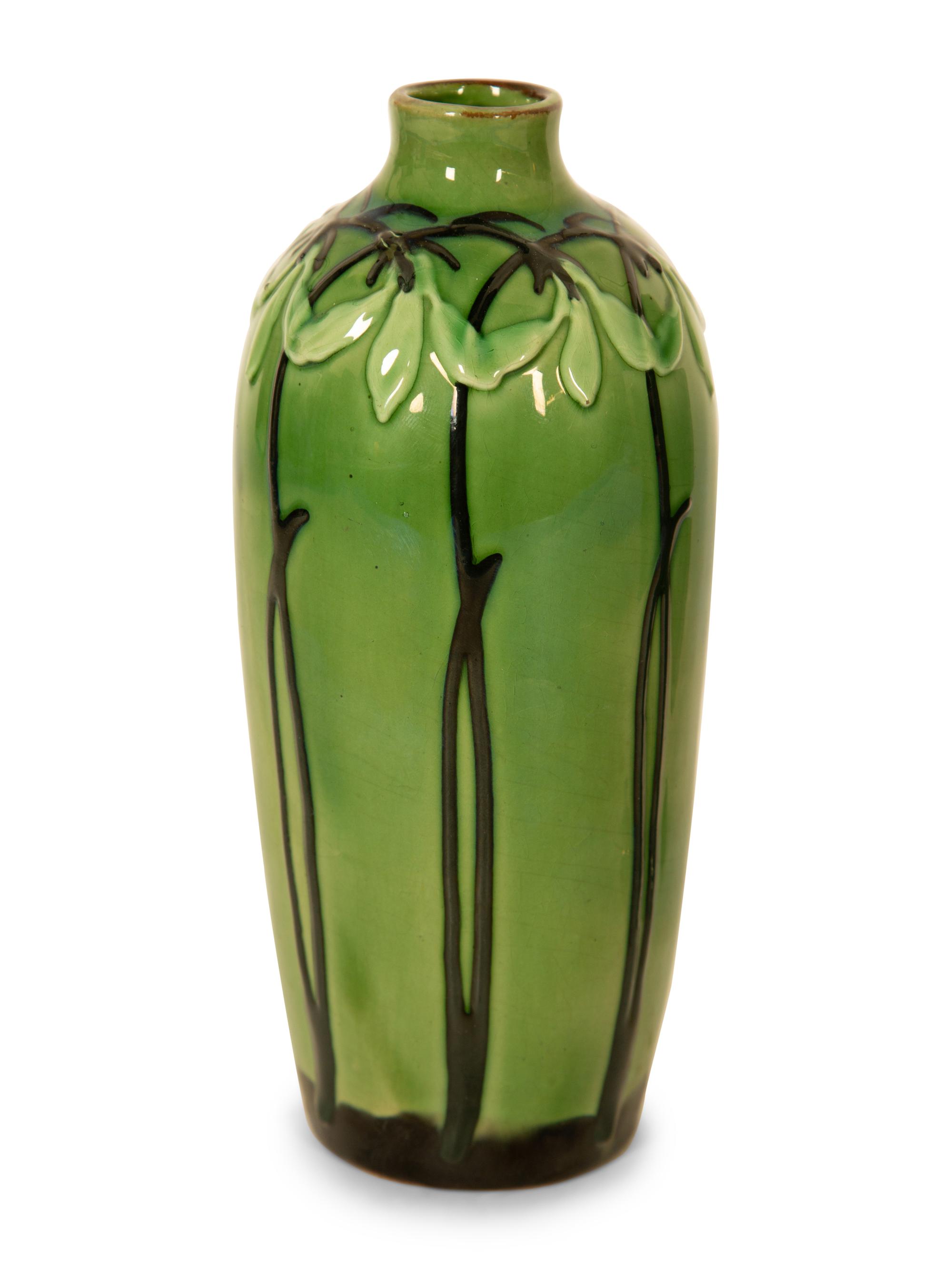 Two Green-Glazed Pottery Articles