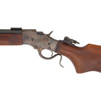 **Lot of 2 Stevens: No. 418 Rifle and Tip-Up Shotgun