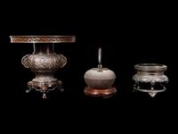 Three Japanese Bronze Articles