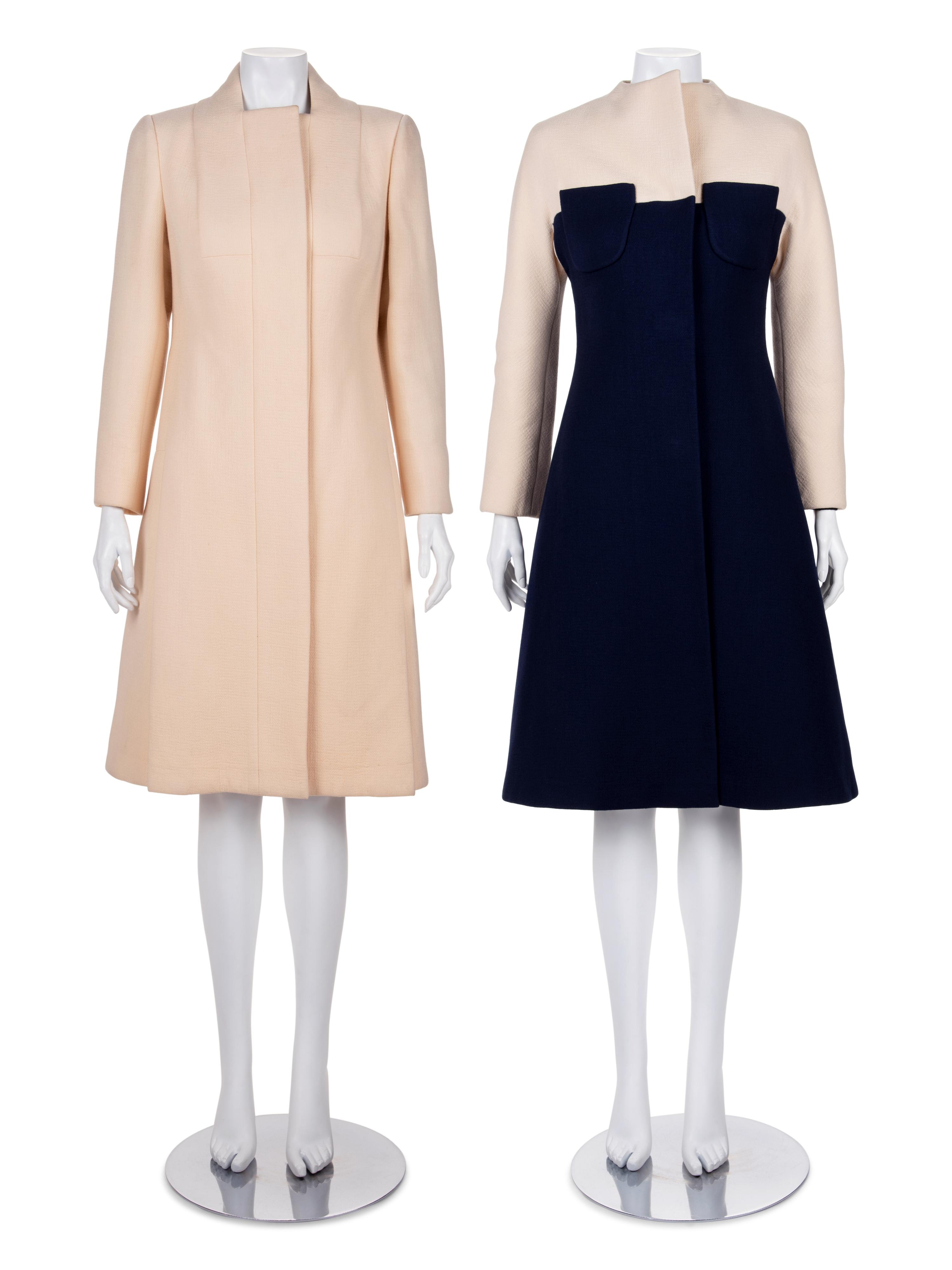 Two Pauline Trigère Coats, 1960s