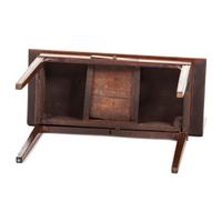 A Chippendale Figured Mahogany One-Drawer Card Table