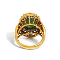 JADE AND DIAMOND RING