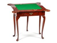A George III Mahogany Flip-Top Game Table