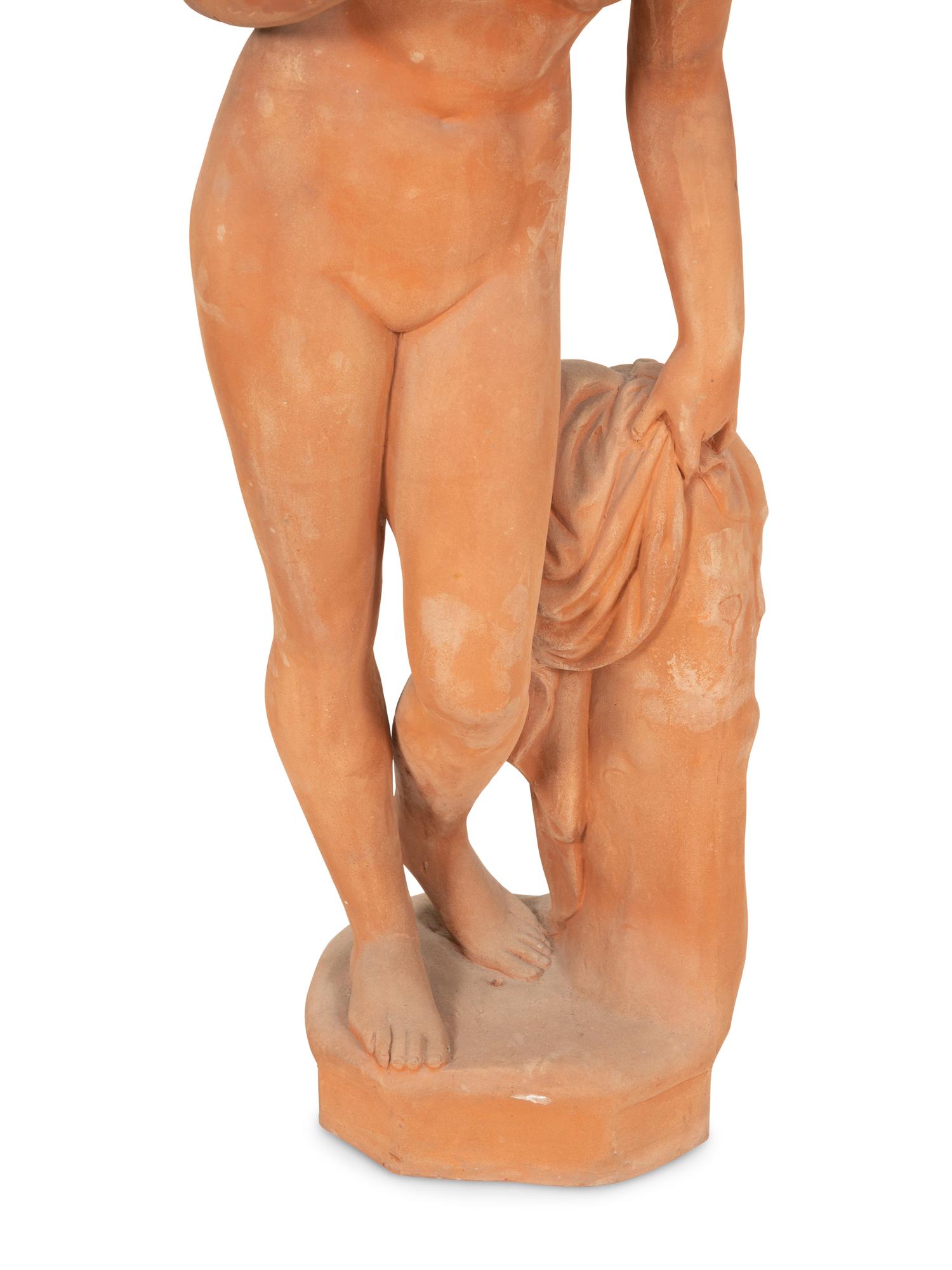 A Terracotta Figure of Venus with an Apple