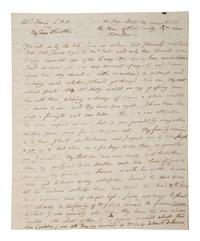 [WESTERN AMERICANA] -- [REPUBLIC OF WEST FLORIDA]. Letters of William Herries (1748-1811), British banker turned American entrepreneur, incl. description of meeting President Jefferson and his journey from New York to New Orleans, 1804-1811.