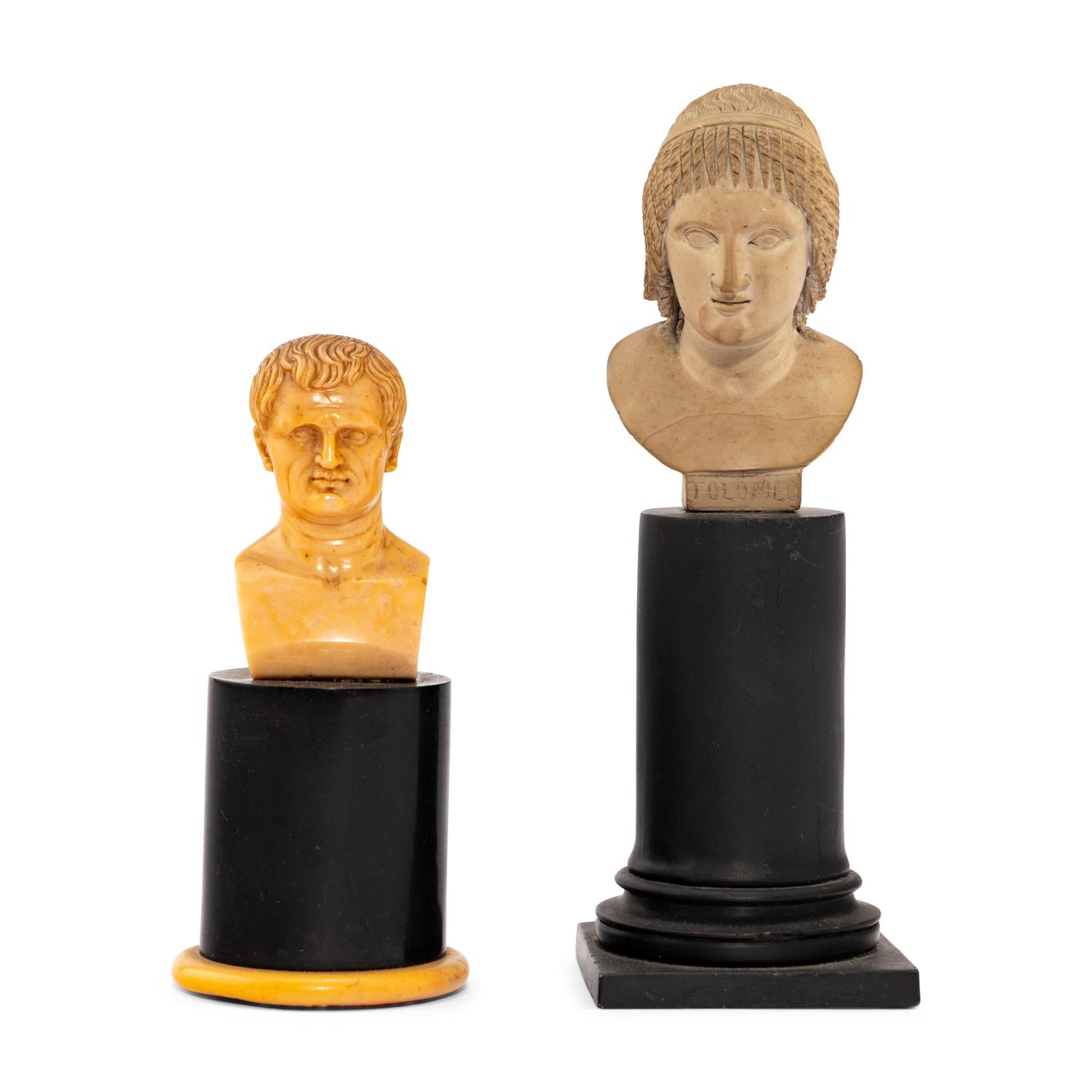 Two Grand Tour Style Small Busts