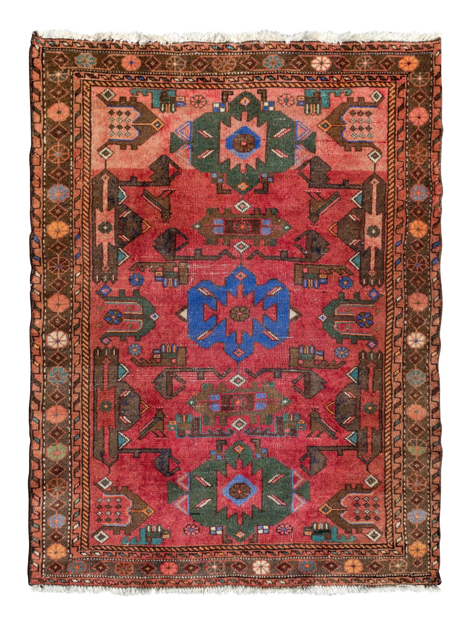Two Caucasian Wool Rugs — 20TH CENTURY