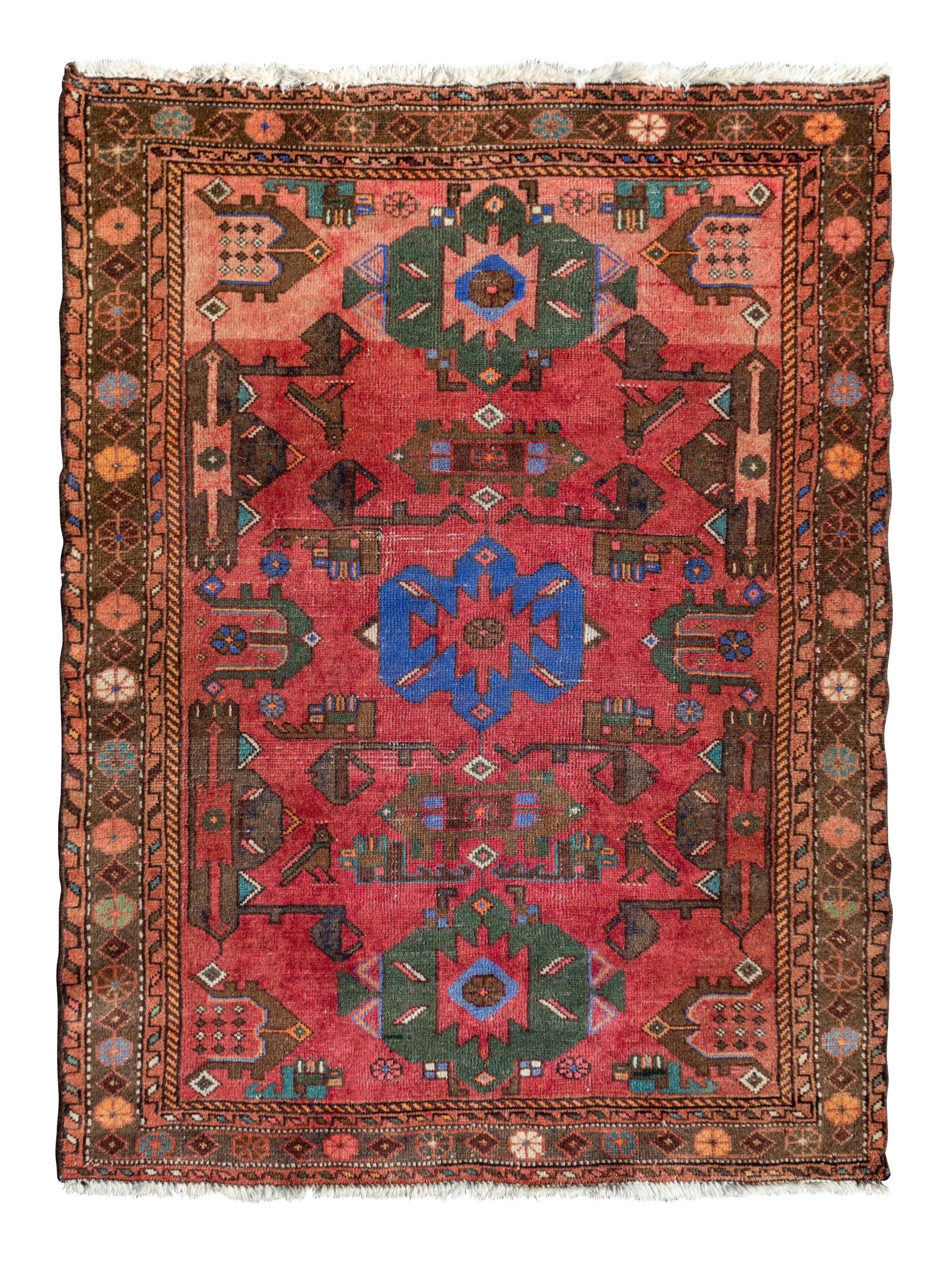 Two Caucasian Wool Rugs — 20TH CENTURY