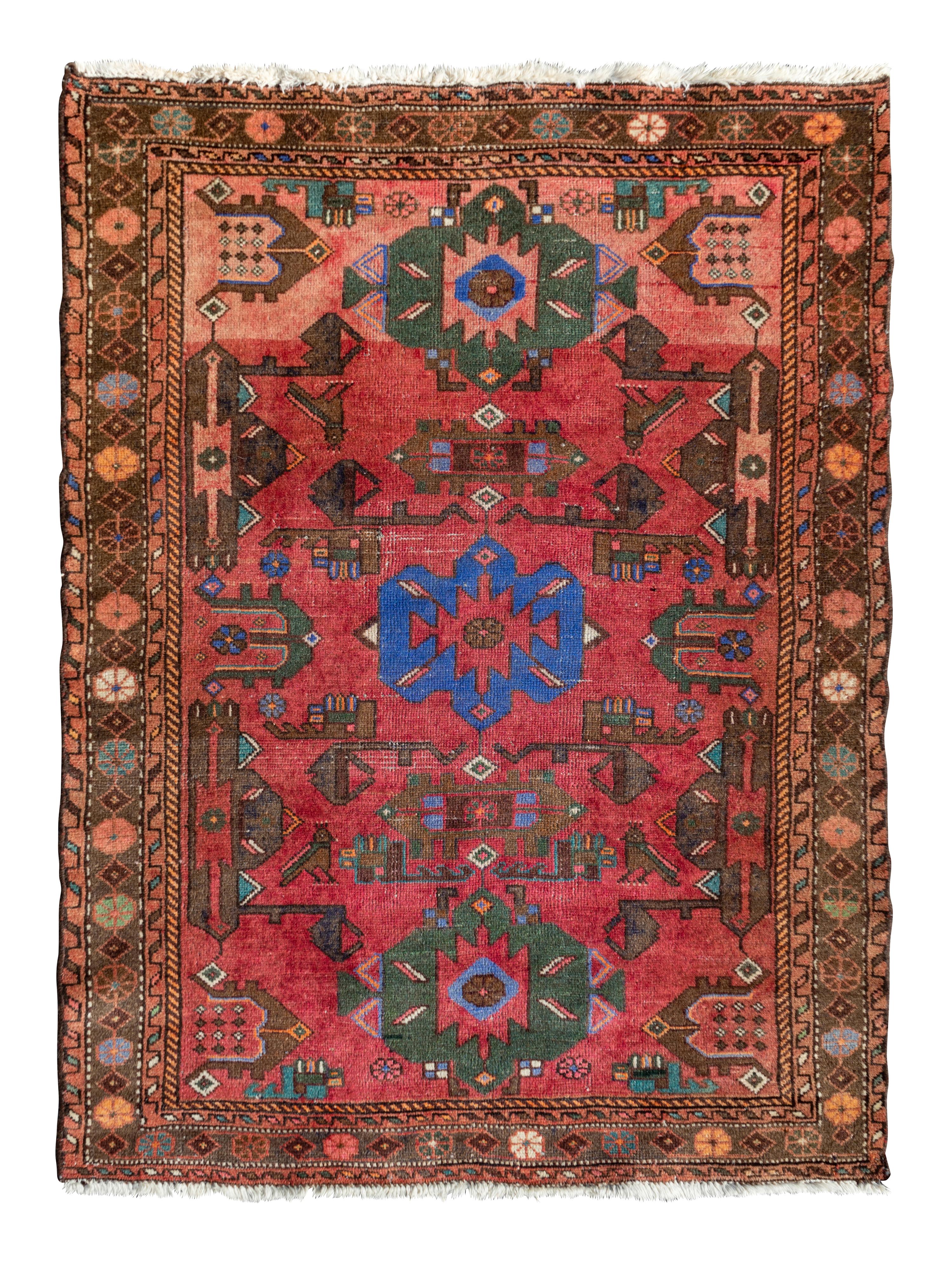 Two Caucasian Wool Rugs — 20TH CENTURY
