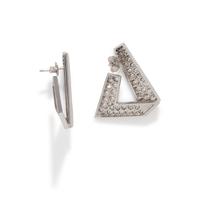 WHITE GOLD AND DIAMOND EARRINGS