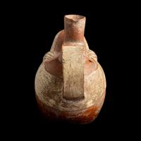 A Moche Stirrup Vessel in the Form of a Woman