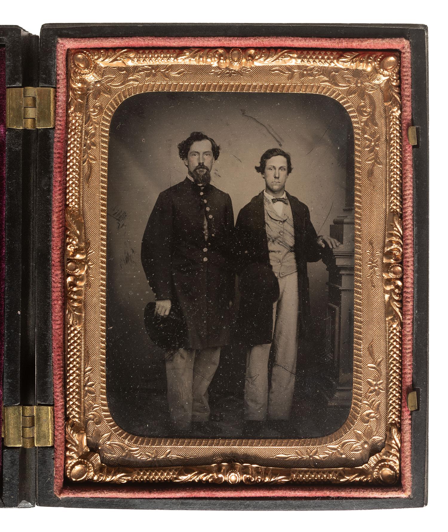 [CIVIL WAR]. An archive of items related to Captain Levi Newcomer of the 13th Iowa Infantry Regiment, which saw nearly every major battle in the western theater of the war, incl. shoulder straps and broadside.