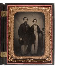 [CIVIL WAR]. An archive of items related to Captain Levi Newcomer of the 13th Iowa Infantry Regiment, which saw nearly every major battle in the western theater of the war, incl. shoulder straps and broadside.