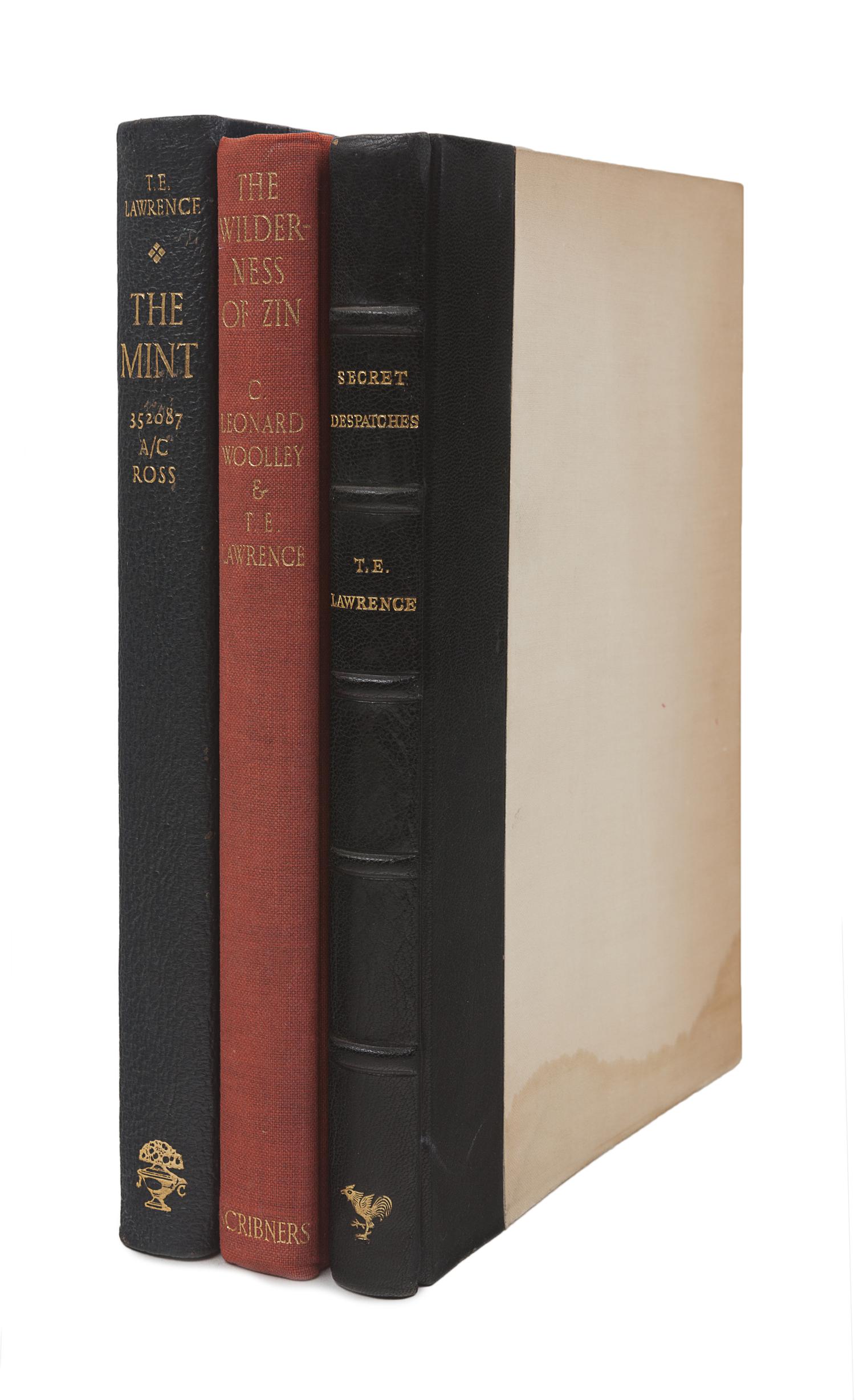 LAWRENCE, T. E. (1888-1935). Secret Despatches from Arabia . Edited by A. W. Lawrence. [Waltham St. Lawrence, Berkshire:] The Golden Cockerel Press, 1939.