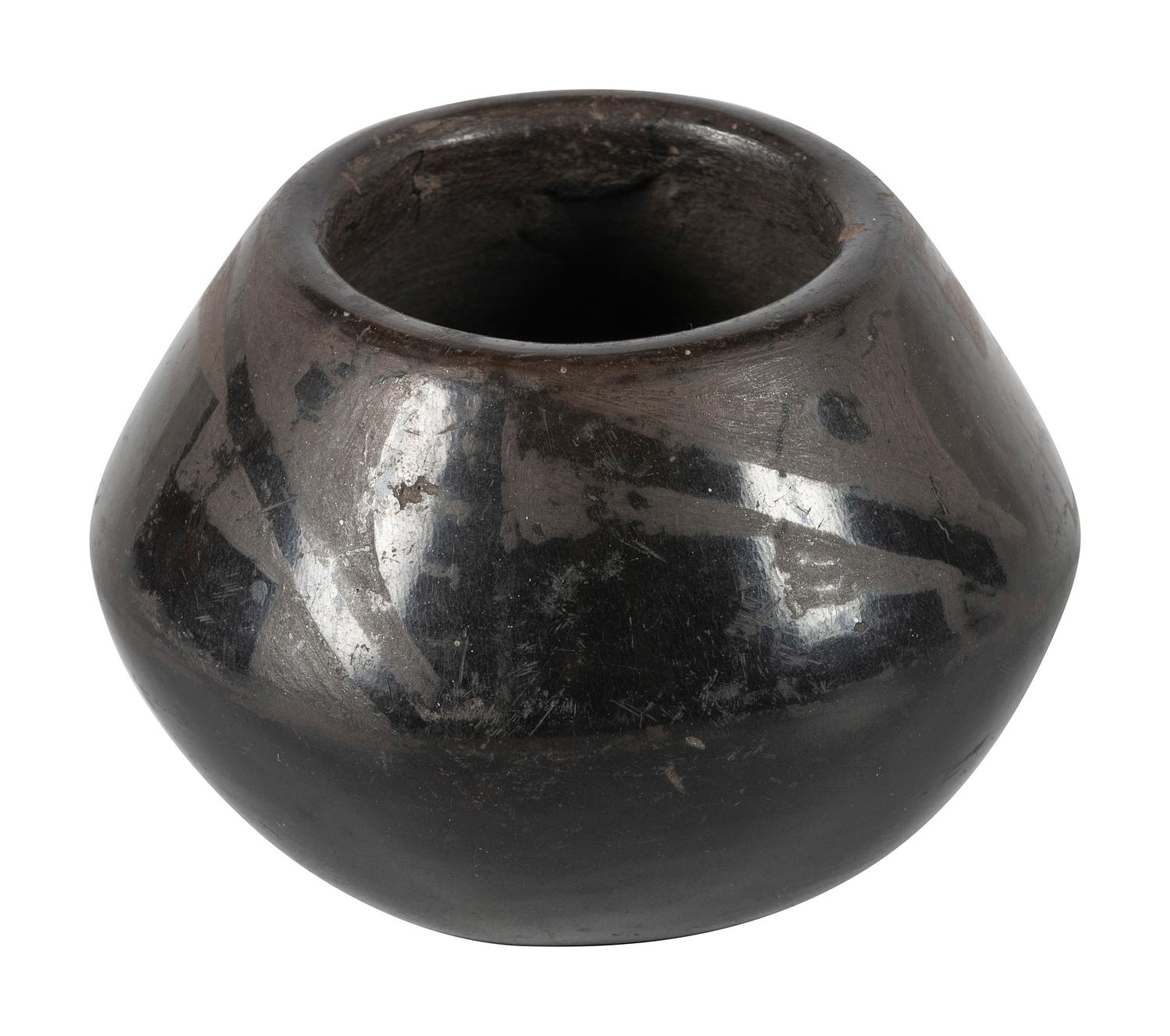 Blackware Pottery Jar