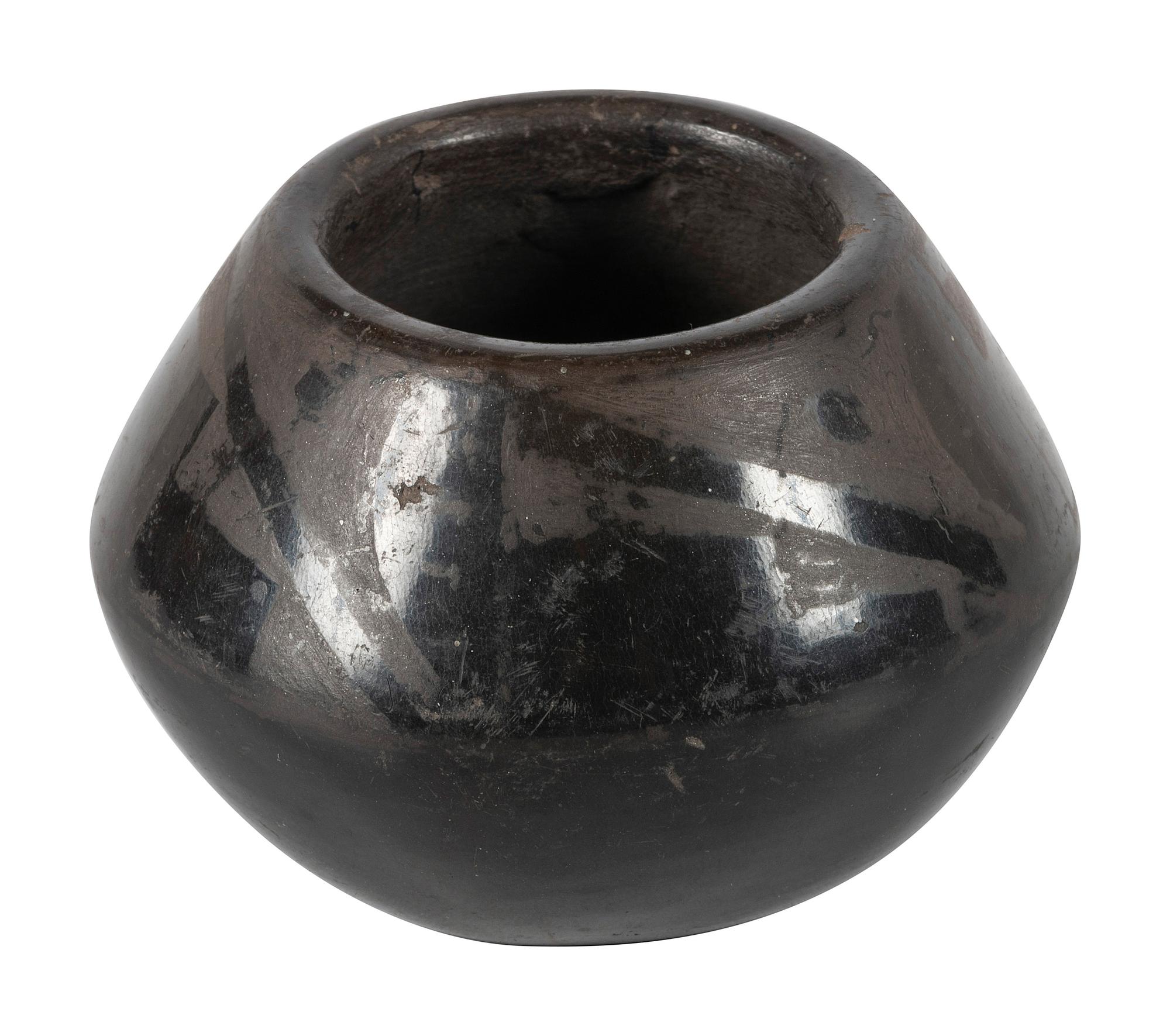 Blackware Pottery Jar