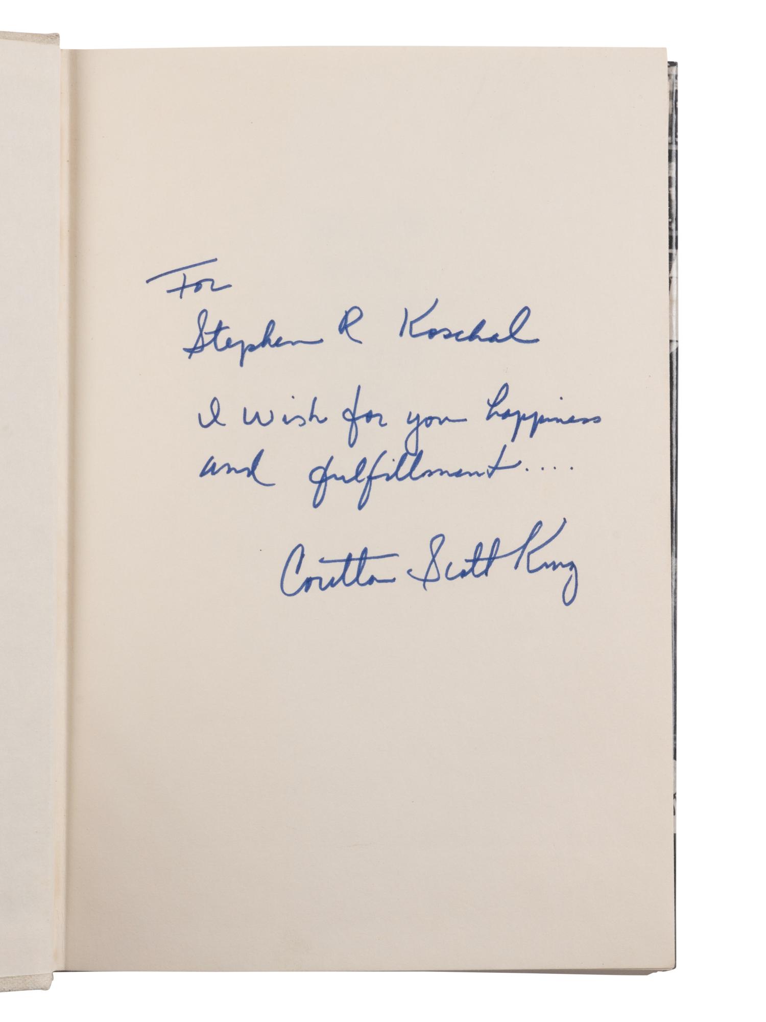 KING, Coretta Scott (1927–2006). My Life with Martin Luther King Jr. New York: Holt, Rinehart and Winston, 1969.