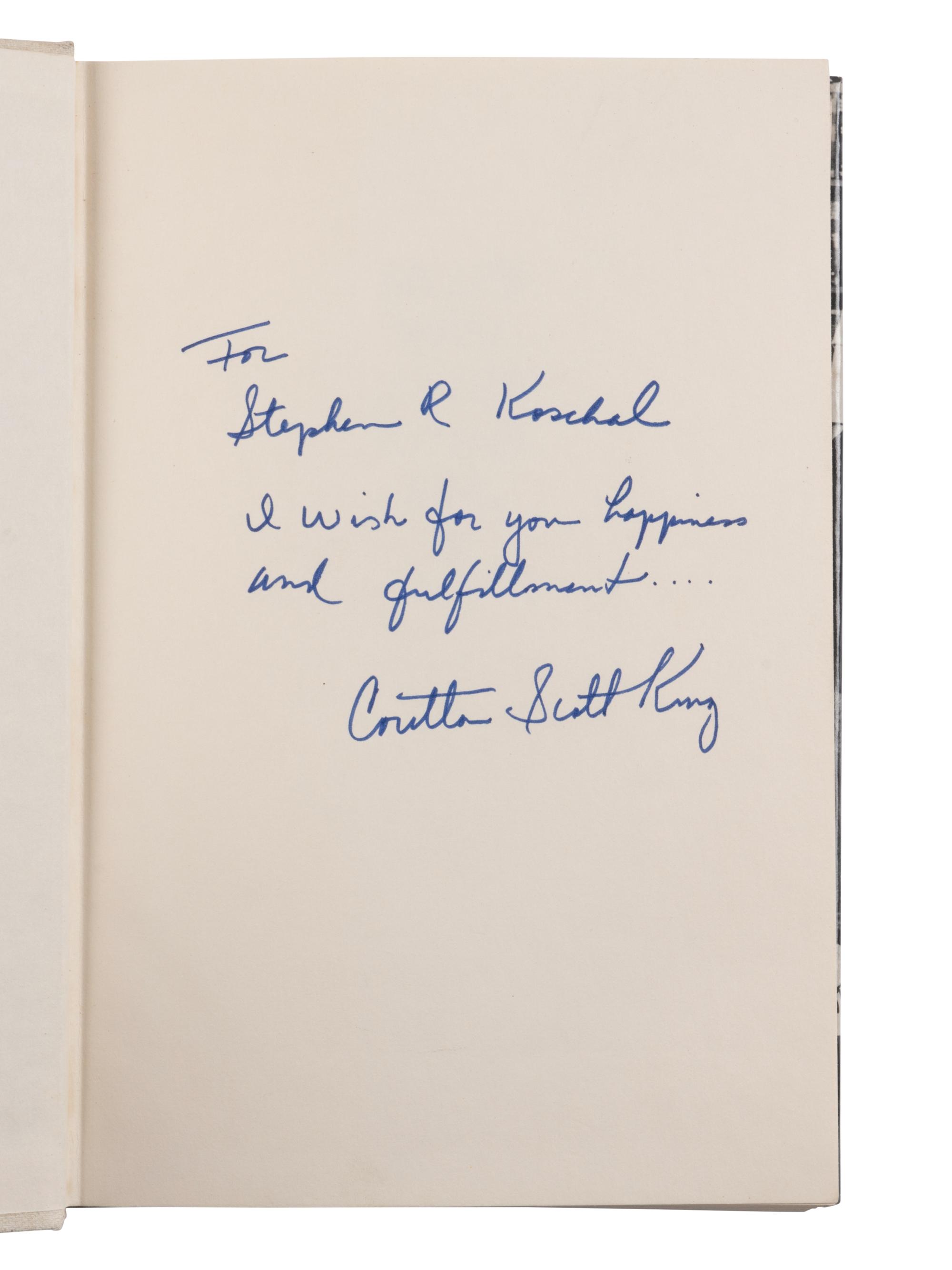 KING, Coretta Scott (1927–2006). My Life with Martin Luther King Jr. New York: Holt, Rinehart and Winston, 1969.