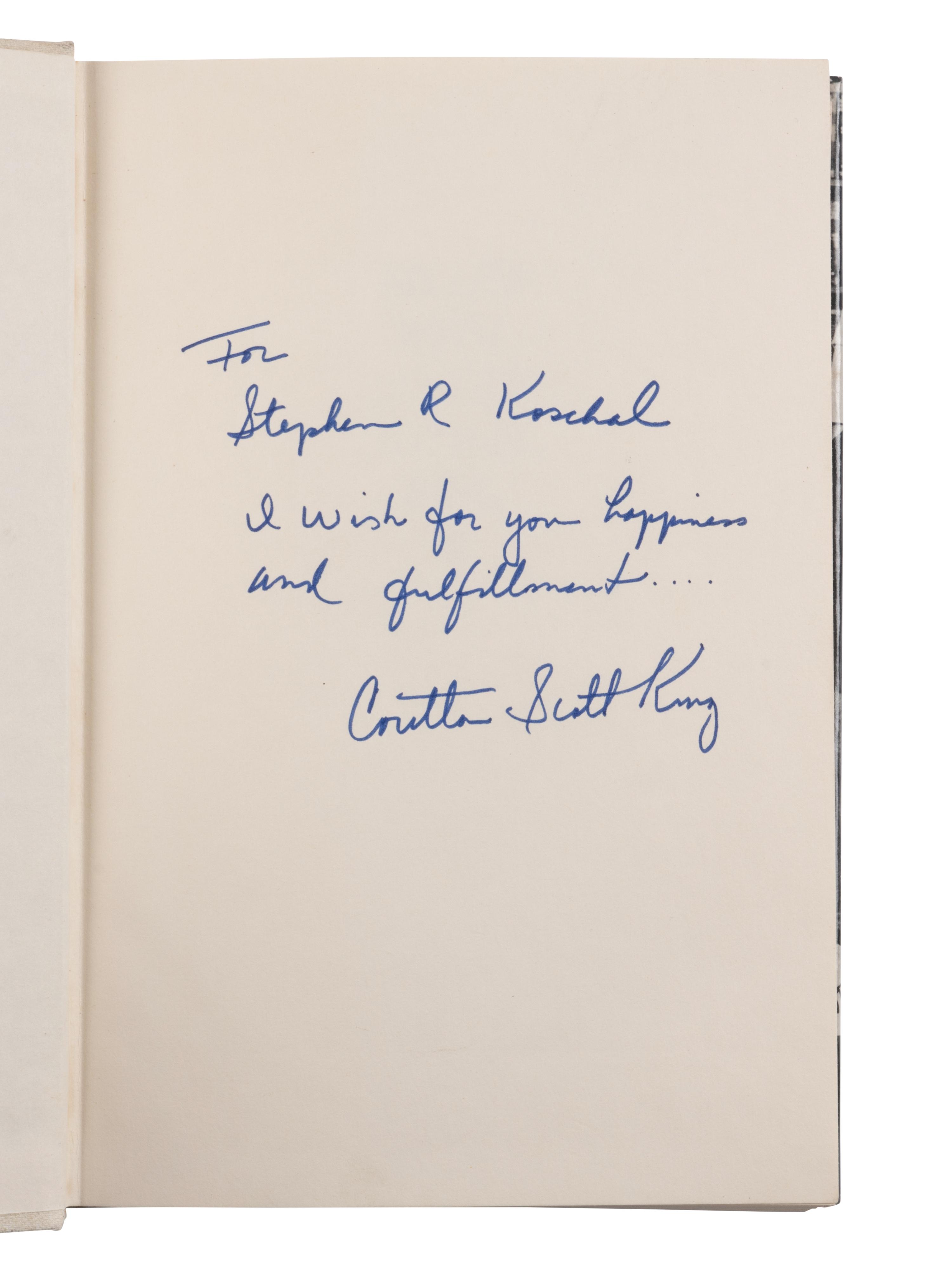KING, Coretta Scott (1927–2006). My Life with Martin Luther King Jr. New York: Holt, Rinehart and Winston, 1969.
