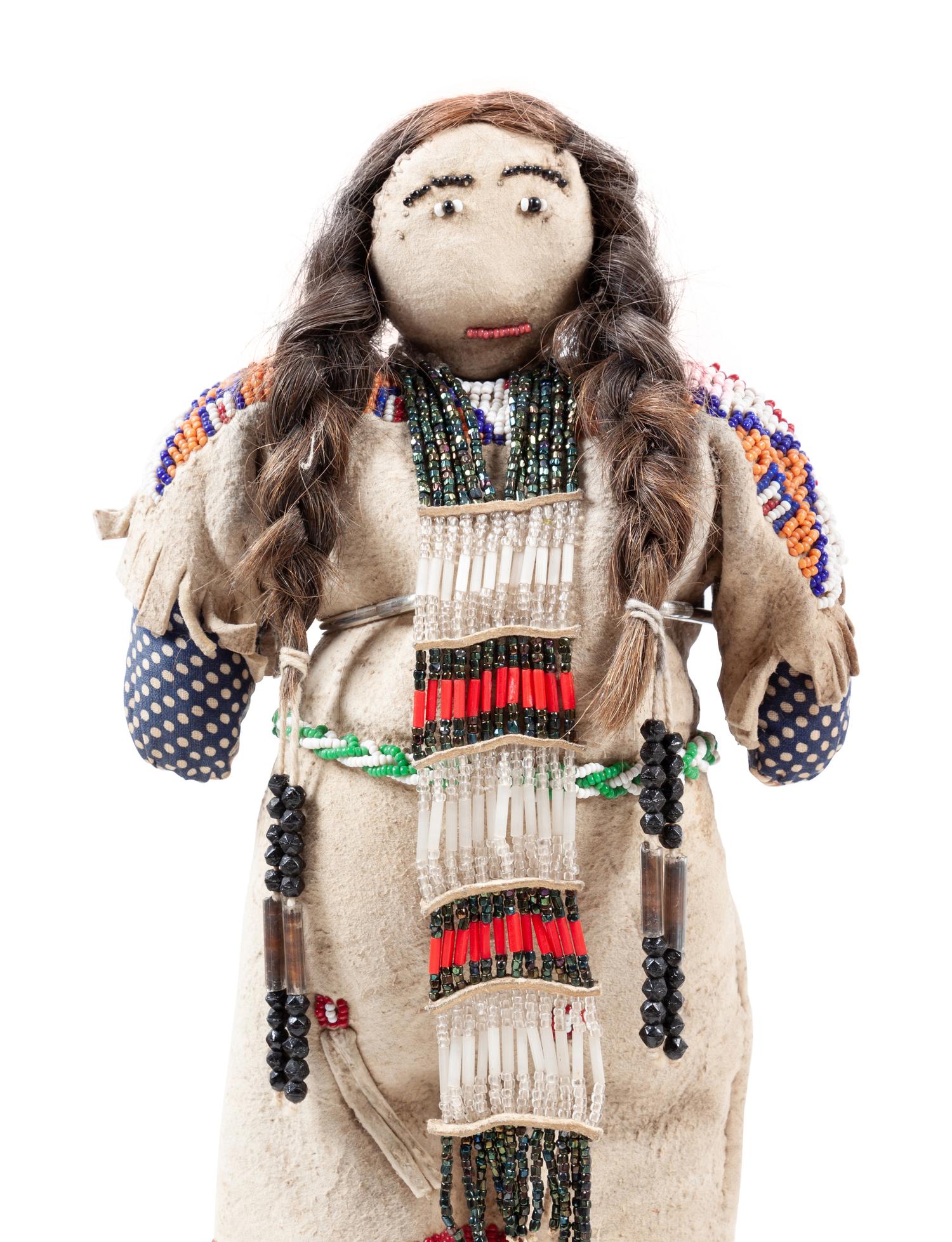 A Family of Sioux Dolls