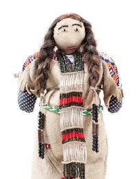 A Family of Sioux Dolls