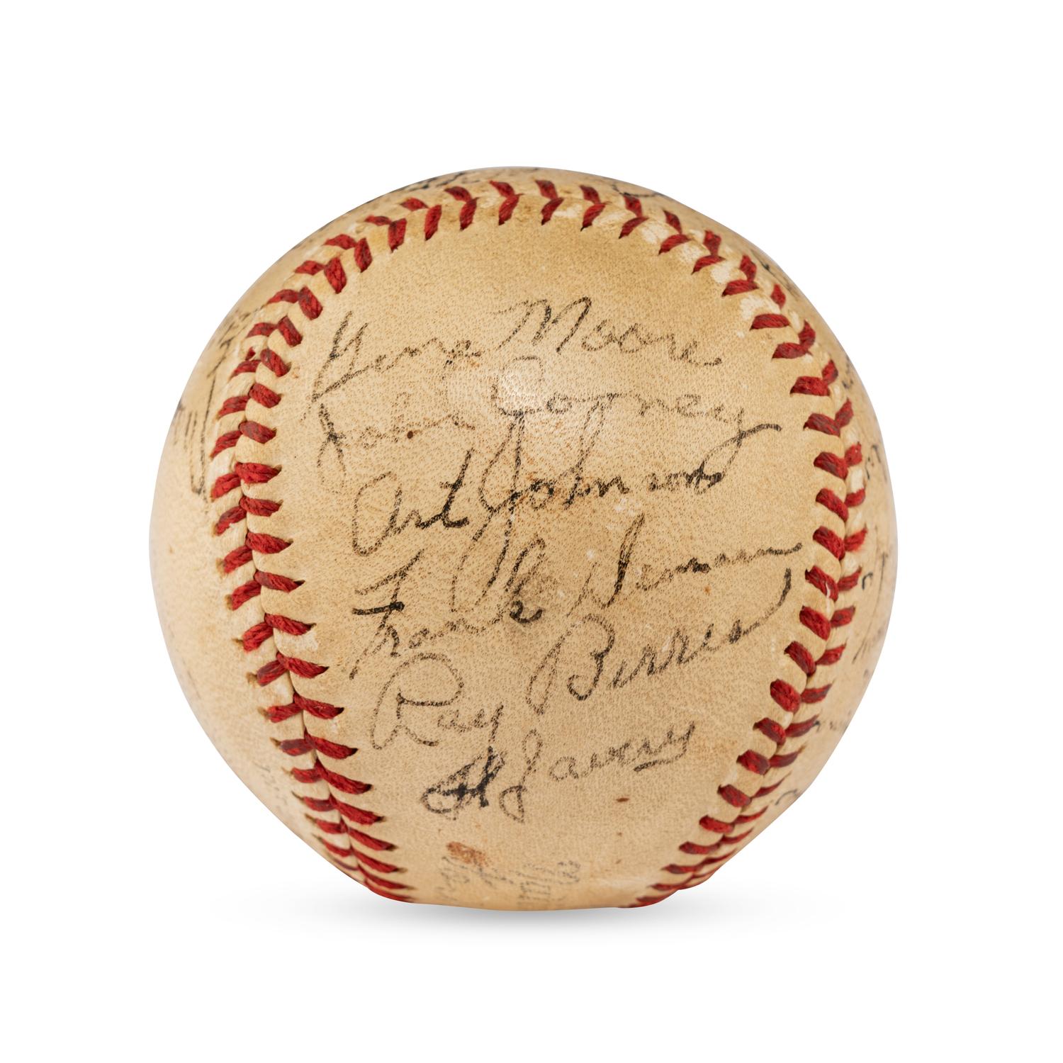 A 1941 Boston Braves Team Signed Autograph Baseball Including Casey Stengel (Beckett Authentication Services)
