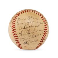 A 1941 Boston Braves Team Signed Autograph Baseball Including Casey Stengel (Beckett Authentication Services)