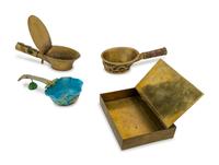 Four Chinese Metal Irons