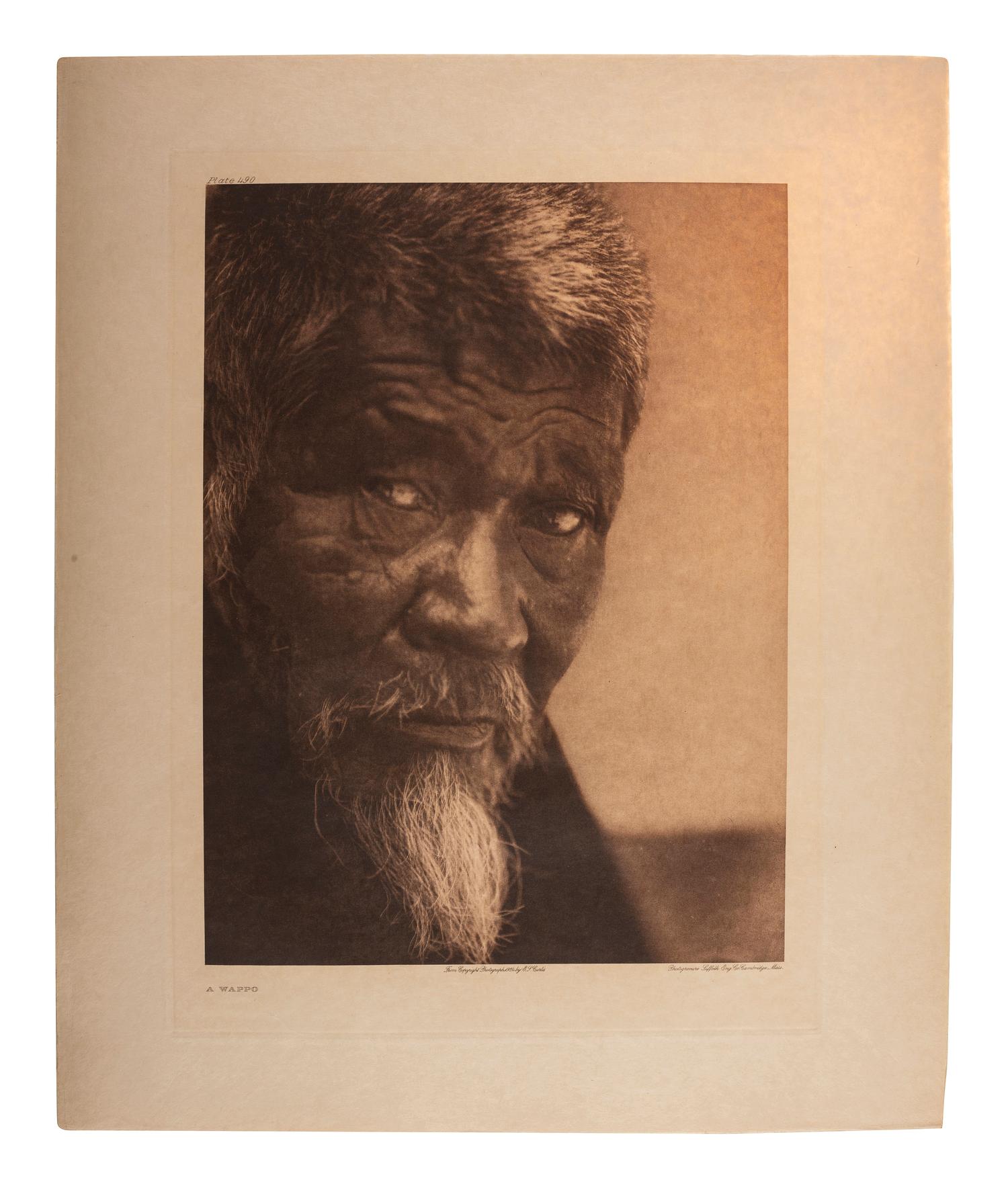 CURTIS, Edward (1868-1952). A group of 18 photogravure portraits.