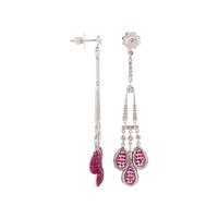 DIAMOND AND RUBY EARRINGS