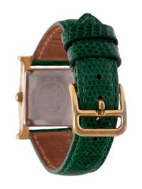 Hermès Heure H Wrist Watch with Lizard Strap