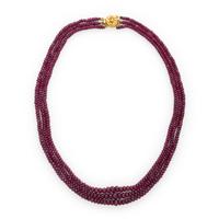 Ruby Bead Necklace