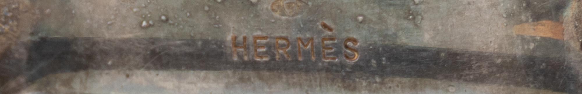 Hermès, Constance Belt with Tuareg-Engraved Sterling Buckle