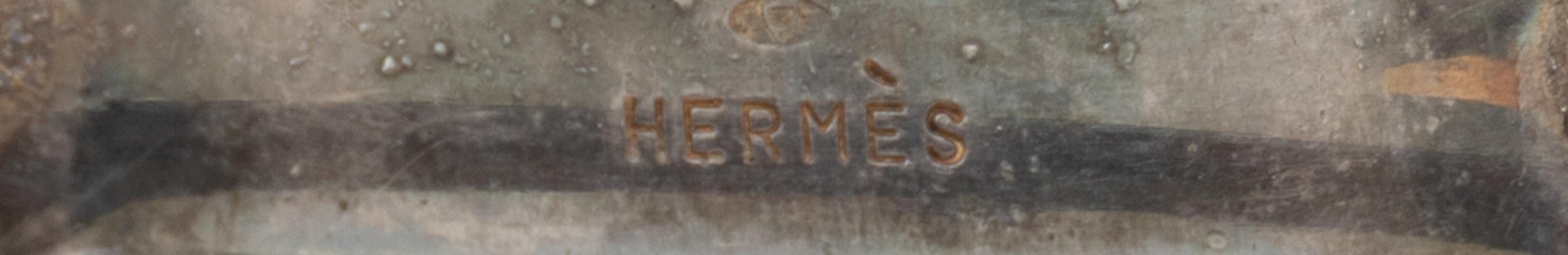 Hermès, Constance Belt with Tuareg-Engraved Sterling Buckle