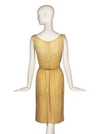 Ceil Chapman Beaded Cocktail Dress,1960s