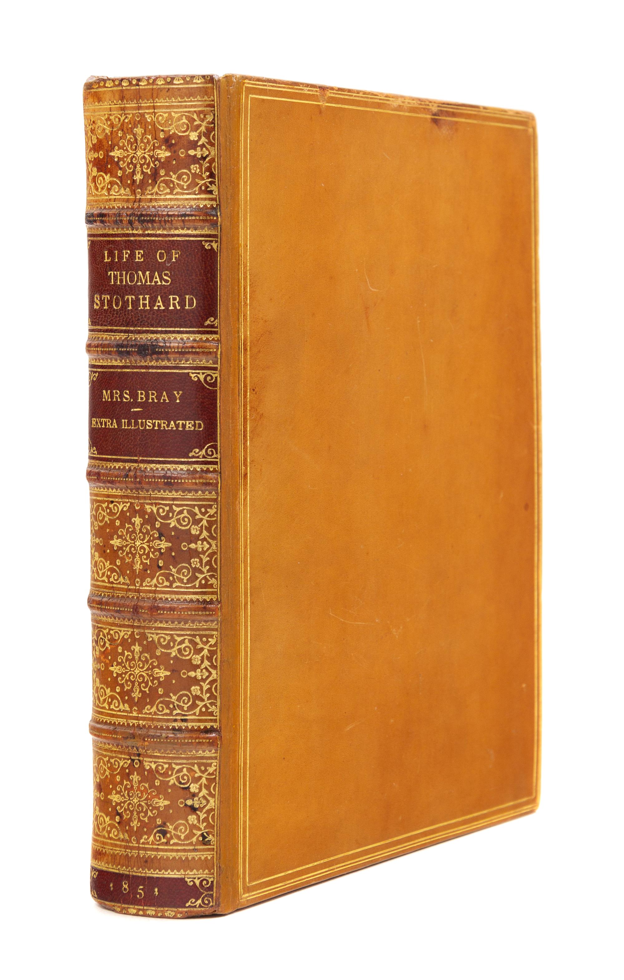 BRAY, Anna Eliza (1790-1883). Life of Thomas Stothard, R.A. With Personal Reminiscences. London: John Murray, 1851.