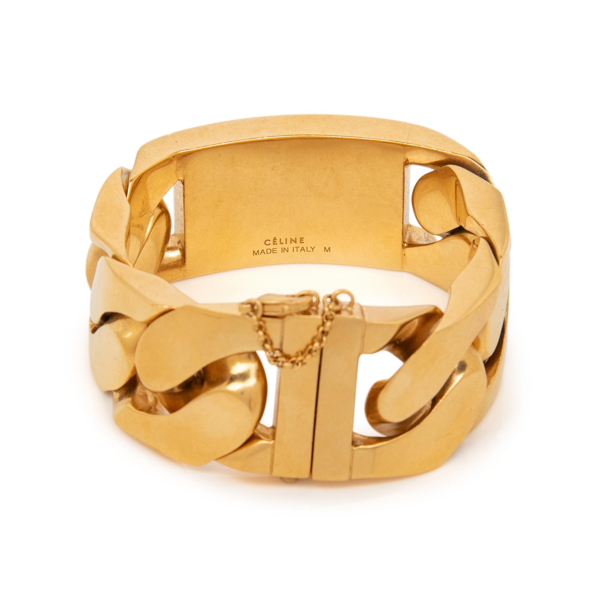 Céline , Oversize ID Chain Bracelet
