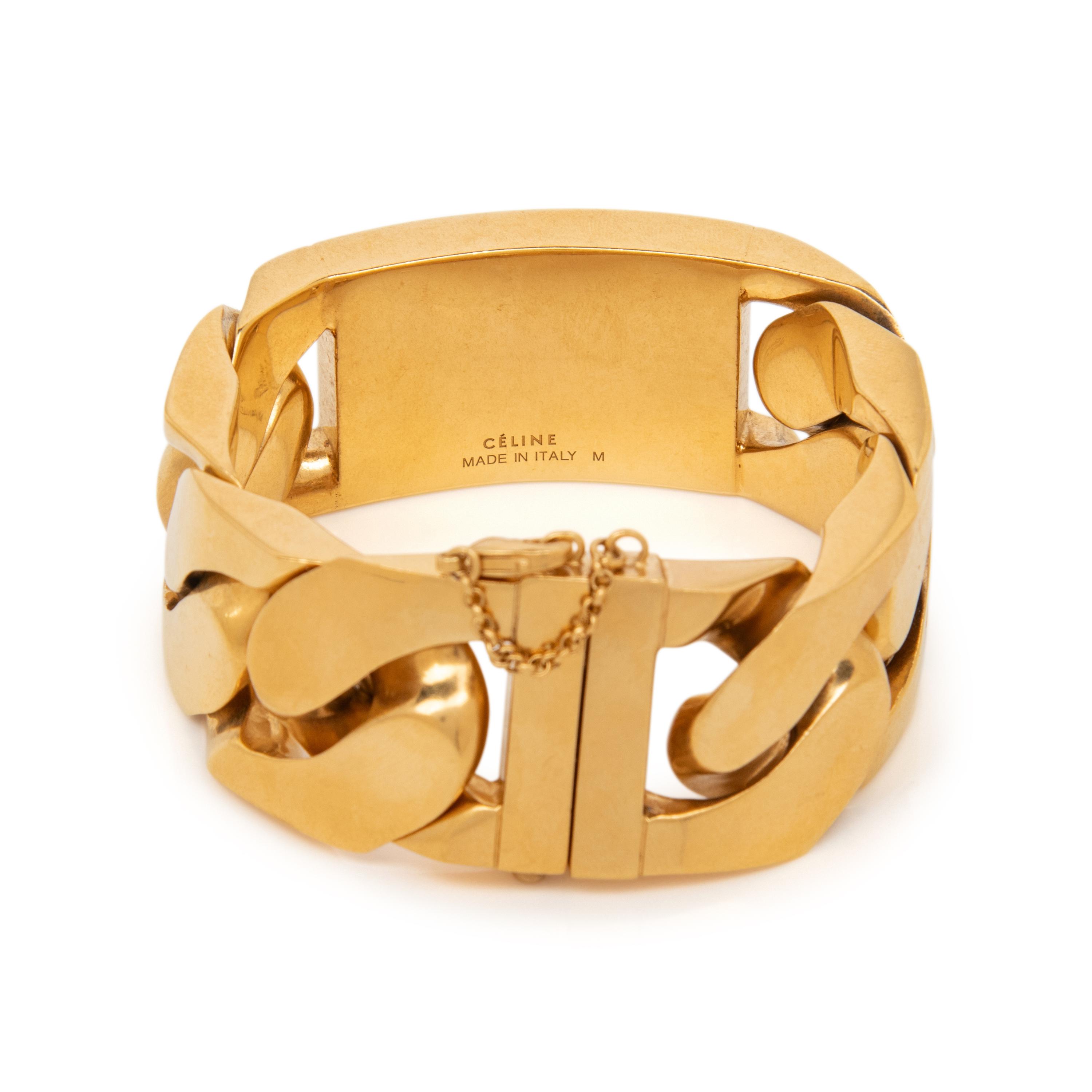 Céline , Oversize ID Chain Bracelet