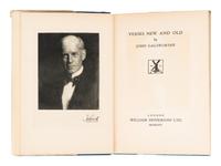 [LITERATURE -- ENGLISH]. A group of 8 works by John Galsworthy and D.H. Lawrence, comprising: