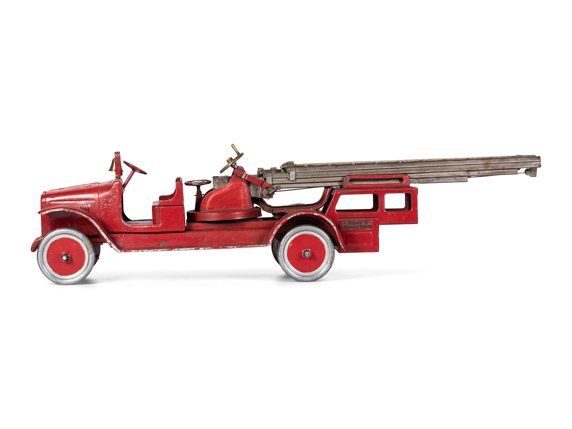 A Buddy L Pressed Steel Ladder Truck