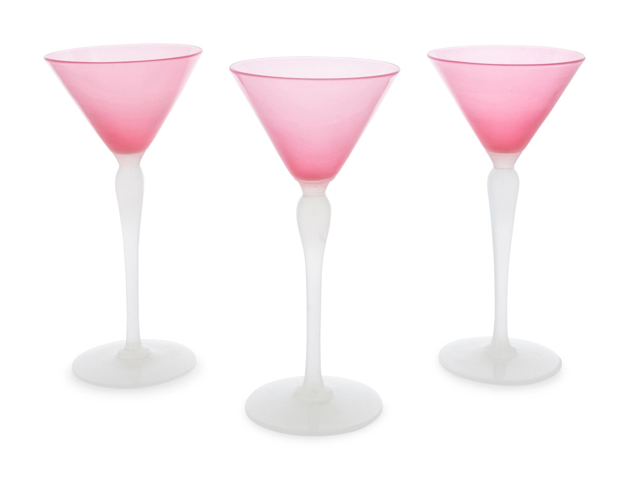 A Set of Ten Stevens and Williams Glass Stemware