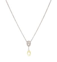 DIAMOND AND FANCY YELLOW DIAMOND NECKLACE