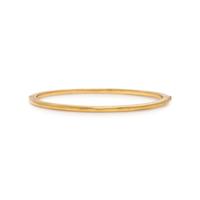 Diamond and Yellow Gold Bangle Bracelet