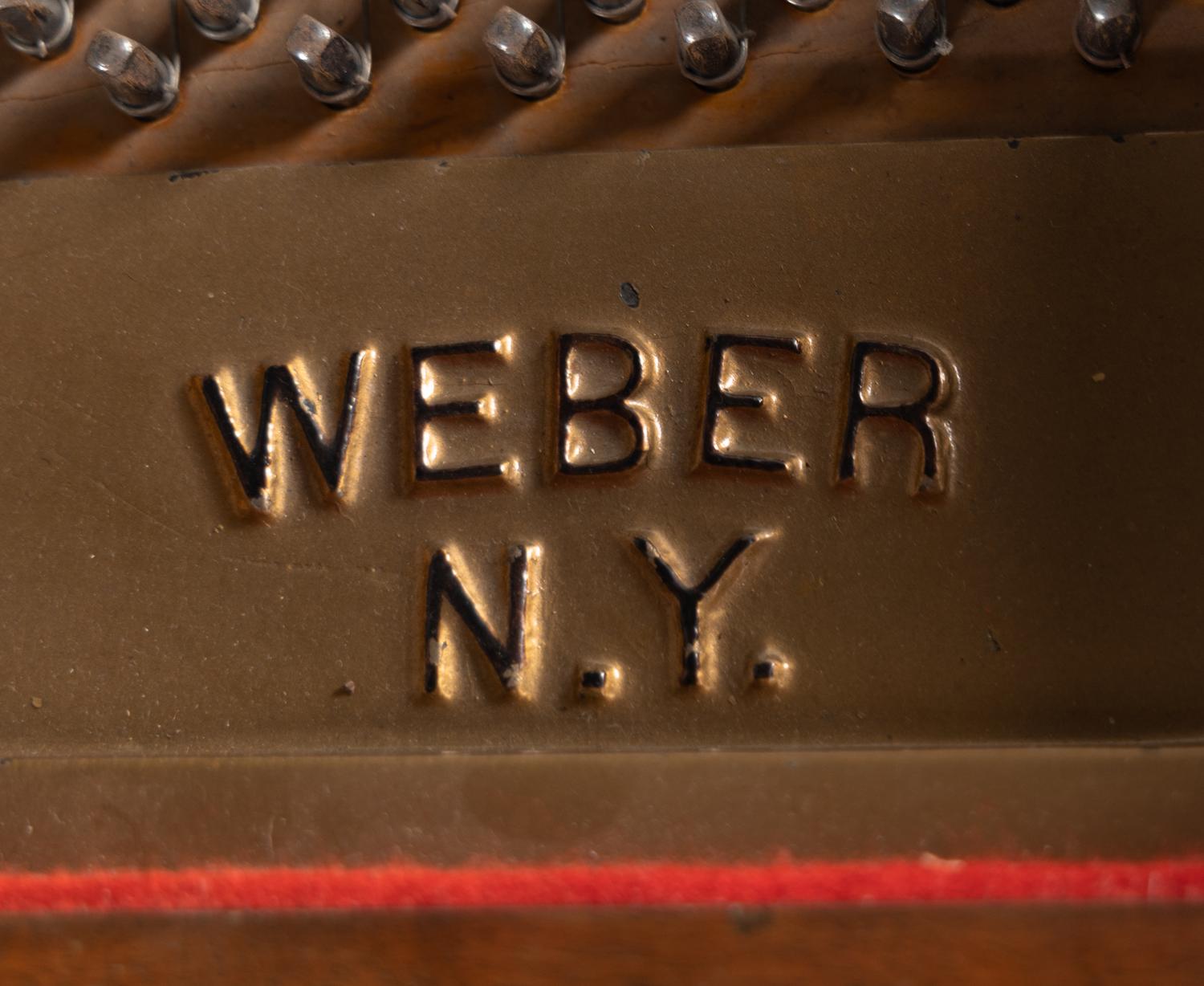 A Weber Walnut Grand Piano