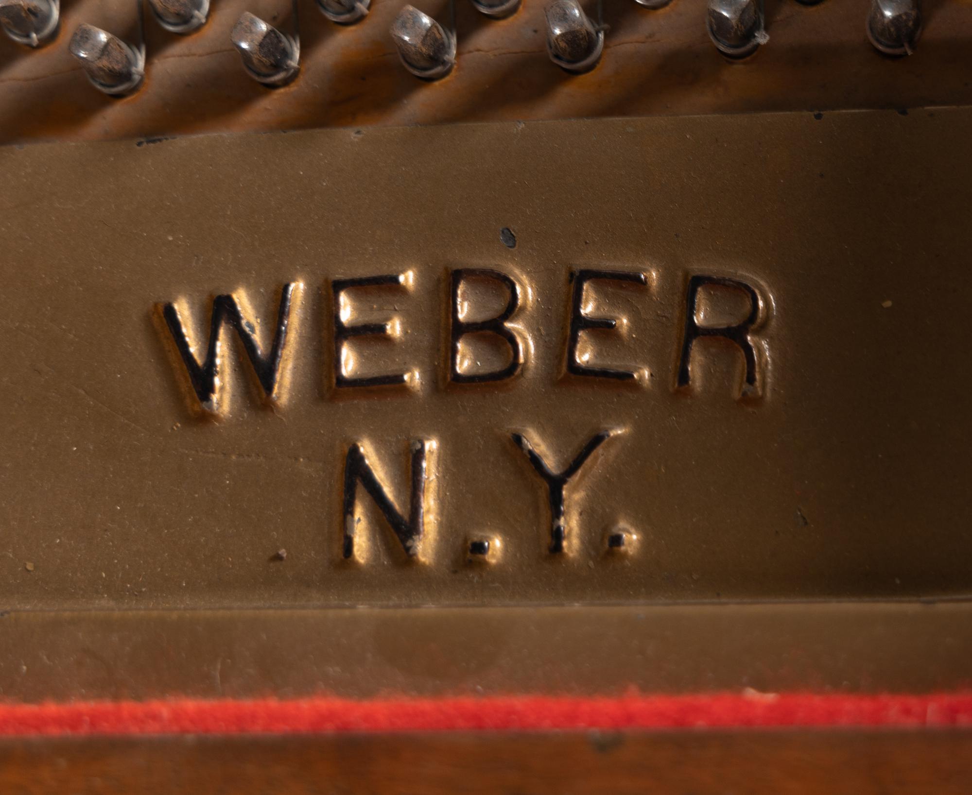 A Weber Walnut Grand Piano