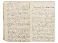 [CIVIL WAR]. Archive of George O. Currier, 17th Maine Infantry, incl. journal with significant GETTYSBURG content, among other important battles. 1863-64.