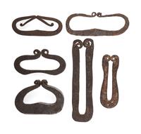 Wrought Iron Strike-a-Lights, Group of Six