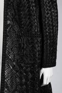 Chado Ralph Rucci Braided and Woven Leather Jacket
