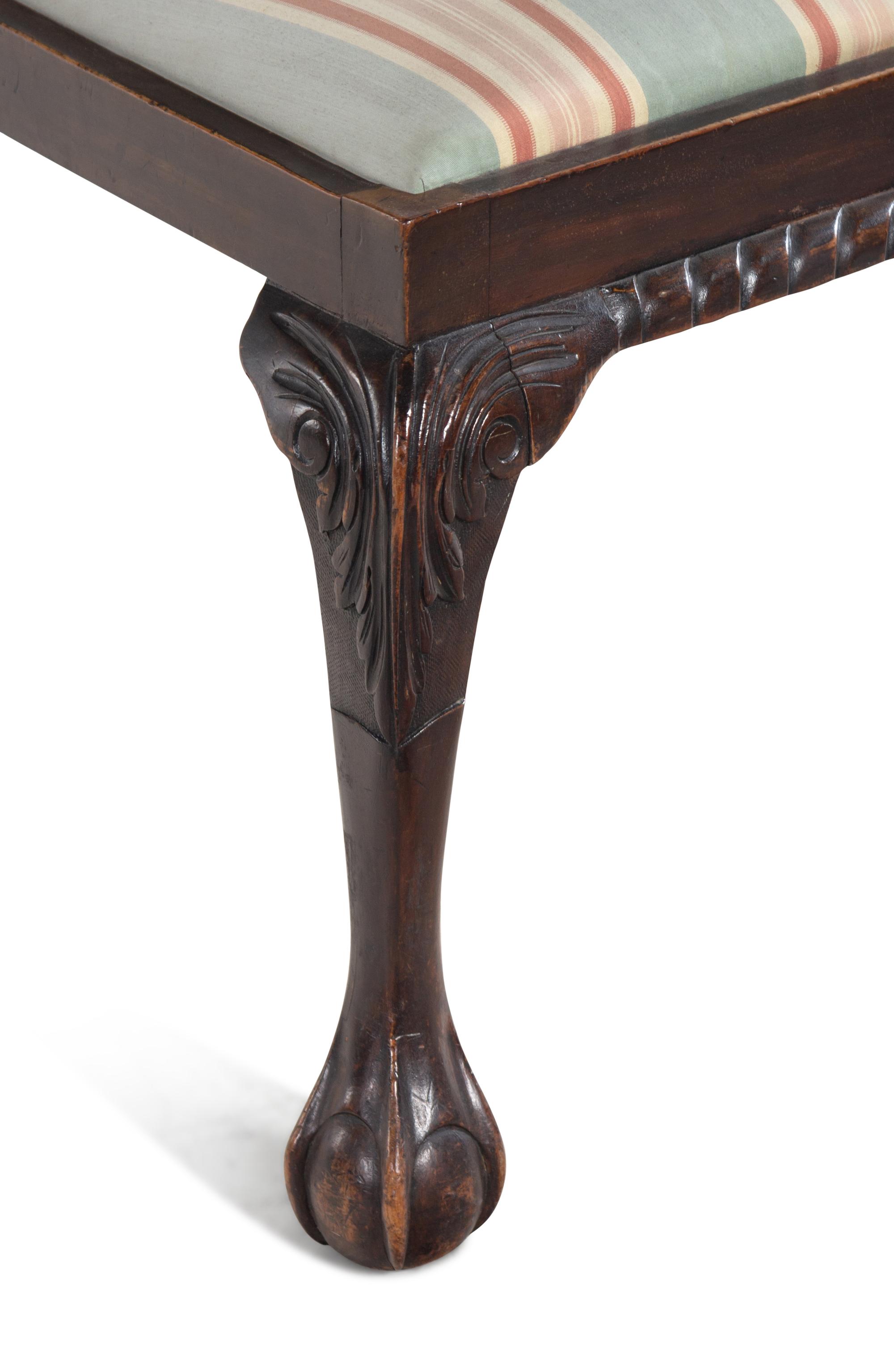 A Set of Six George III Style Mahogany Dining Chairs