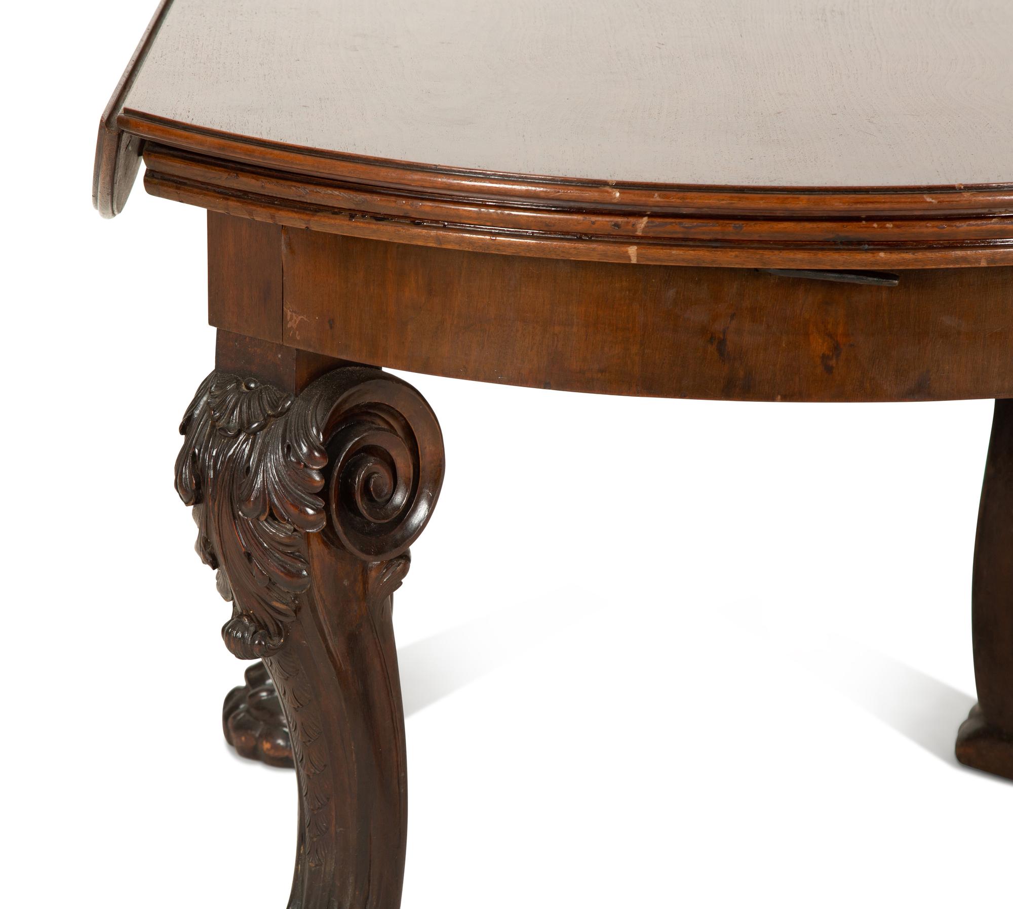 An Austro-Hungarian Renaissance Revival Carved Oak Center Table